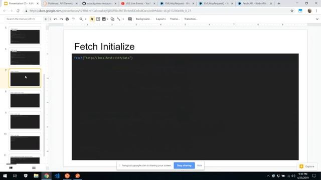 XHR and Fetch API смотреть онлайн
