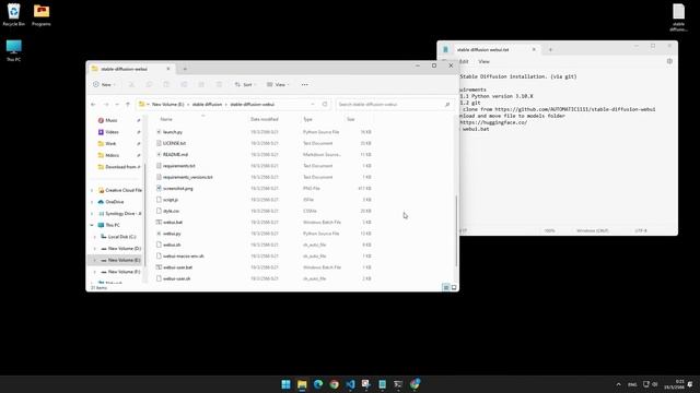 Stable Diffusion webui installation with git смотреть онлайн
