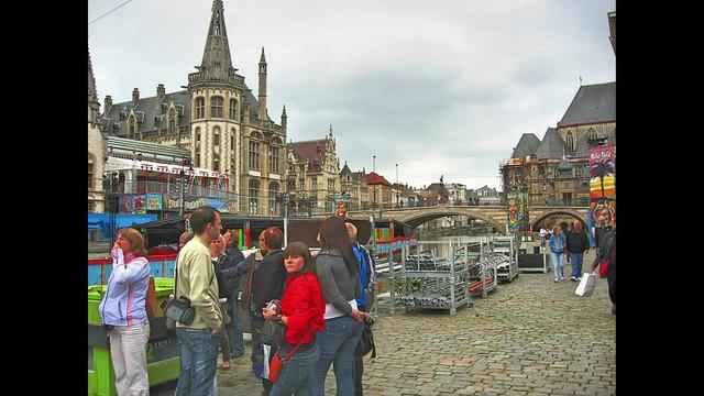 Путешествия по Европе Гент Бельгия Gent Belgium смотреть онлайн