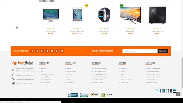 Supermarket - Responsive MultiPurpose HTML 5 Template (Mobile Layouts смотреть онлайн