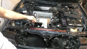 Как я ездил с лопнувшим радиатором. Замена радиатора на Тойота Виста (toyota vista 3sfe-4sfe)