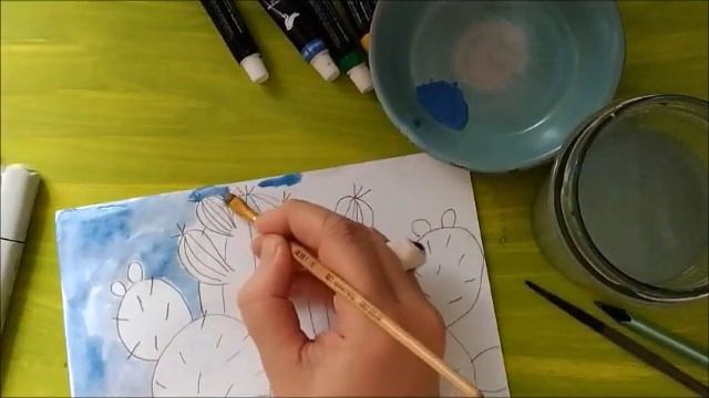 БЕСПЛАТНЫЙ урок рисования для детей Кактусы Школа Вилла Деревня смотреть онлайн