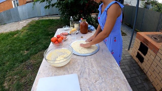 ПИЦЦА где все натуральное за 5минут в печи на углях смотреть онлайн