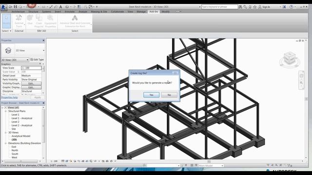 01 - Exporting Revit model to Advance Steel смотреть онлайн