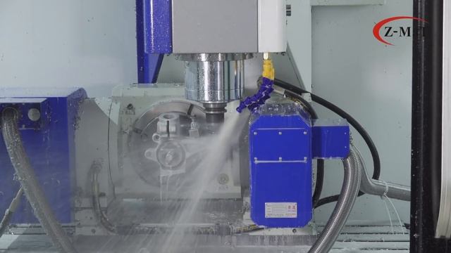 VMC840 with 5th axis rotary table Vertical Machining Center смотреть онлайн