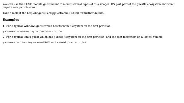 Unix & Linux: How to mount an image file without root permission? (6 Solutions!!) смотреть онлайн