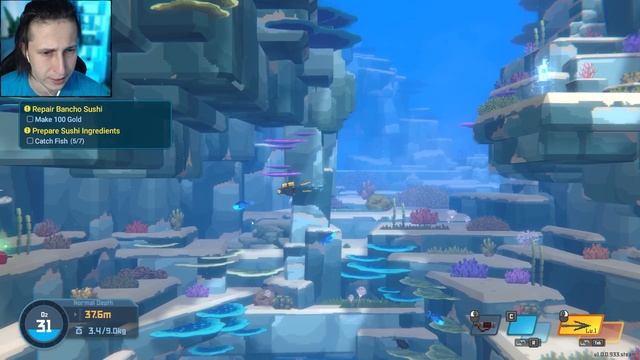 ПОДВОДНАЯ РЫБАЛКА И МОЙ НОВЫЙ РЕСТОРАН В DAVE THE DIVER #1 смотреть онлайн
