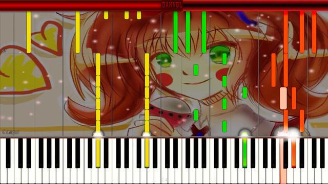 [FNAF SONG] TryHardNinja - Daddy's Little Monster (Piano Tutorial by Danvol) - Synthesia HD смотреть онлайн