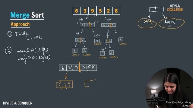 187. Merge sort basic + space Optimized | DSA in Java || Alpha Batch 5.0 смотреть онлайн