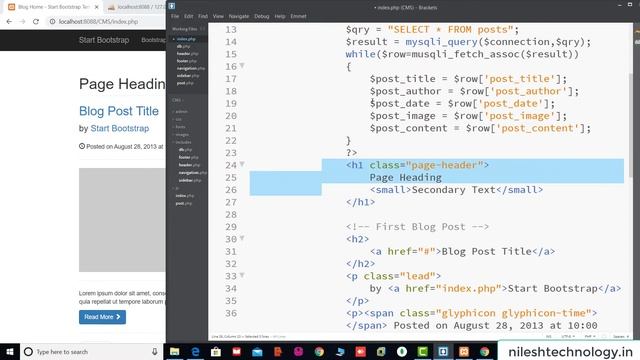 #3. CMS User Post | CMS Project Tutorial | PHP and MySQL | 2020 смотреть онлайн