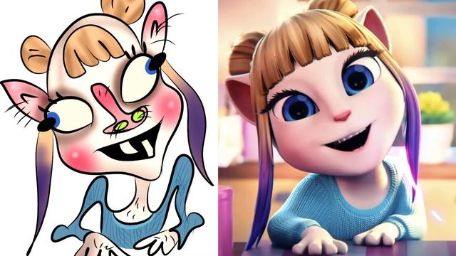 ?✨funny shine together drawing meme - talking angela смотреть онлайн