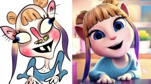 ?✨funny shine together drawing meme - talking angela