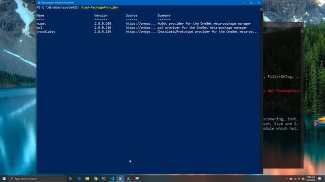 Powershell 7 package providers missing for now смотреть онлайн