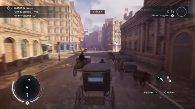 Assassin's Creed Syndicate : Course entre 2 ponts / Course de rue / Whitechapel / niveau 2 смотреть онлайн