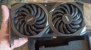 Видеокарта MSI GeForce RTX 3050 8 ГБ (VENTUS 2X 8G OC)