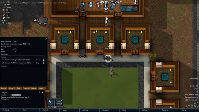 Animal Gear! Armor up your animals! Rimworld Mod Showcase смотреть онлайн