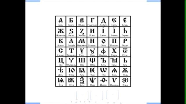 Матрица Славянской Азбуки 49 букв смотреть онлайн
