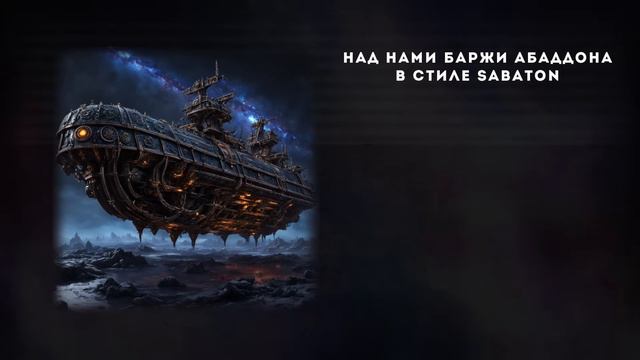 45. SABATON - Над Нами Баржи АБАДДОНА Комиссар И Недобитки Кавер⧹ AI Cov смотреть онлайн