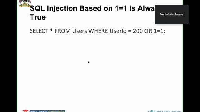 1. Software security - SQL Injection смотреть онлайн