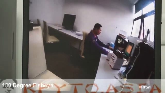 Камера IP "рыбий глаз" 180гр съёмка, 1.3Мп, ONVIF 2.0 смотреть онлайн
