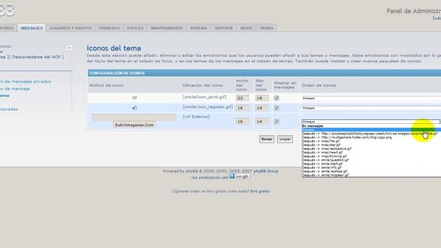Añadir iconos de tema - Creatuforo.com - Phpbb3 смотреть онлайн