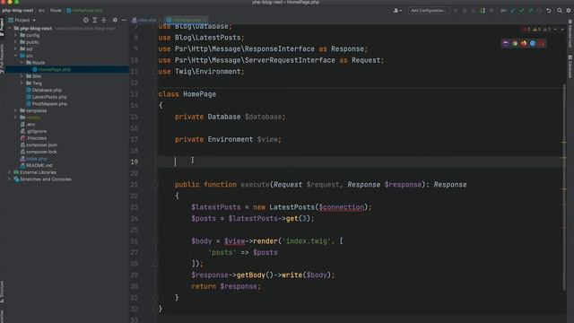 13. Роутер для Главной страницы. Блог на PHP смотреть онлайн