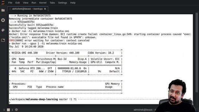 How to train a deep learning model using docker? смотреть онлайн