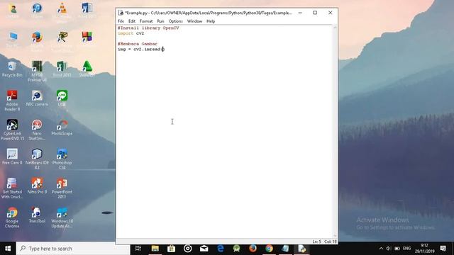 Tutorial Membaca, Menampilkan, dan Menyimpan Gambar di OpenCV Python 3.8 смотреть онлайн