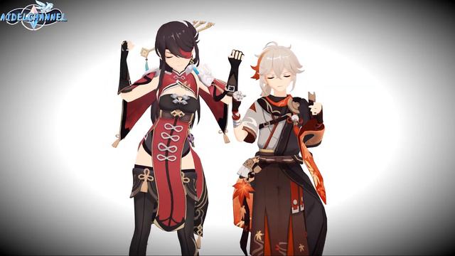Ketsu Drum/Bun Drums MEME - Kazuha slap Beidou's ass(Genshin Impact MMD Animation) смотреть онлайн