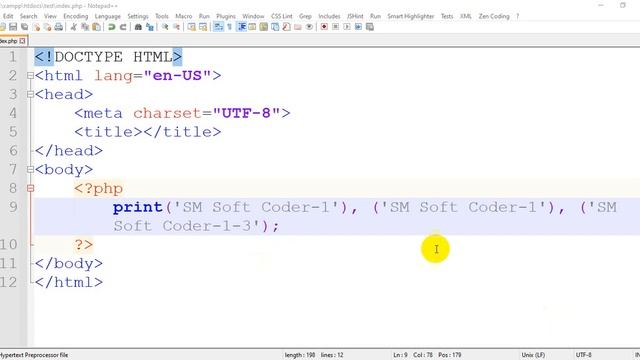 ECHO & PRINT | Web Design & Development Bangla Tutorial | Part-6 смотреть онлайн