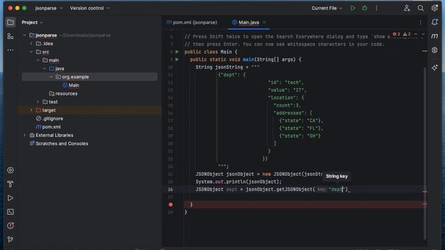 Parsing JSON in Java смотреть онлайн