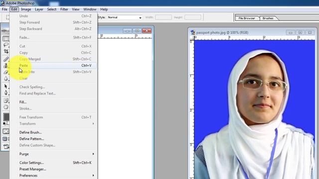 Convert colour image to Grayscale : Adobe Photoshop 7.0 смотреть онлайн