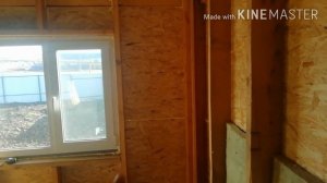 Утепление пристроя стены!