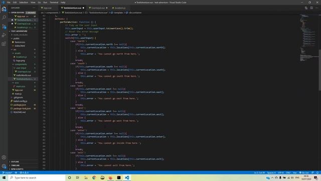 JavaScript & Vue.js - Text adventure - Part 5 - Input validation and creating an input component смотреть онлайн