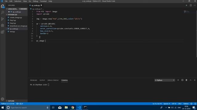 How to generate a QRCode using Python смотреть онлайн