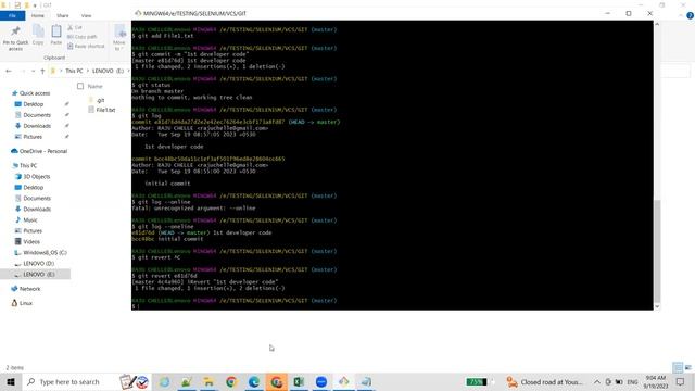 GIT-Part1 (Local Repository, init, branch, checkout, status, add, commit, revert, merge ) смотреть онлайн
