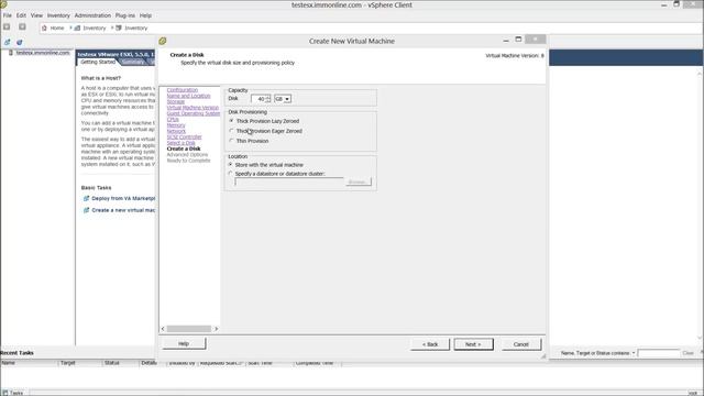 How To Create a Virtual Machine On An VMWare ESXi Host Using a VSphere Client смотреть онлайн