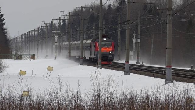 [RZD] «Sapsan» and «Nevsikiy Express» meeting смотреть онлайн
