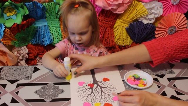 Поделка ко дню влюбленных "Дерево любви".DIY.Crafts for Valentine's Day "Tree of Love" смотреть онлайн