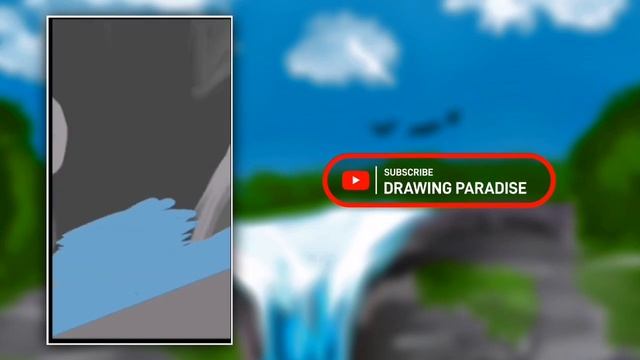 Easy Landscape Tutorial | Android Drawing Tutorial | SketchBook | Waterfall Drawing Tutorial #draw смотреть онлайн