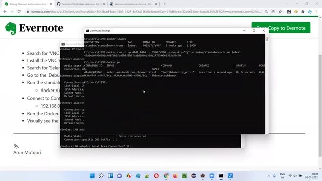 Watch Selenium Automation Tests running on Containers using VNC Viewer (Docker Made Easy - Part 13) смотреть онлайн