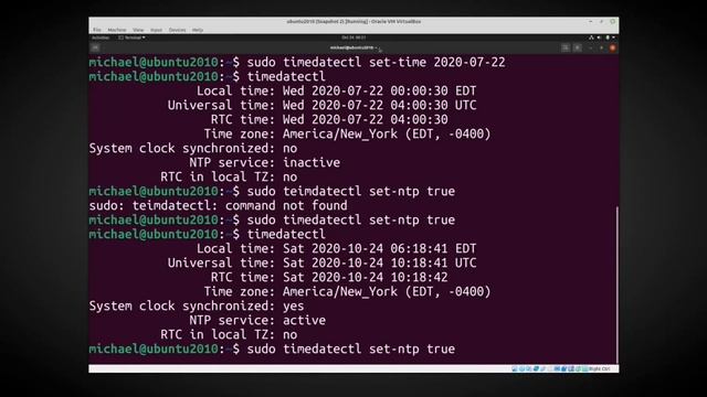 Linux Command Line (31) timedate pt2 timedatectl timezone смотреть онлайн