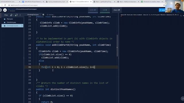 2012 APCS FRQ #1 смотреть онлайн