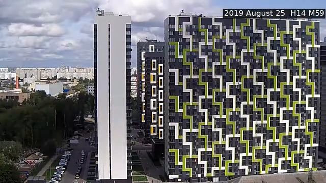 Стройка ЖК Летний сад (2 камера) 25 августа 2019 г смотреть онлайн