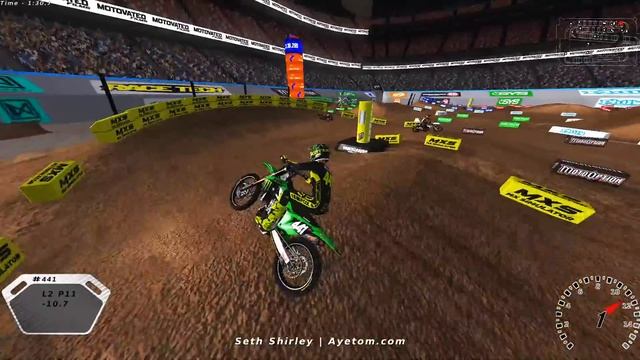 MX Simulator - 2021 MotoOption SX Rd. 2 - Houston 2 смотреть онлайн