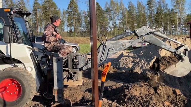 Экскаватор на основе минипогрузчика Lonking 308 смотреть онлайн