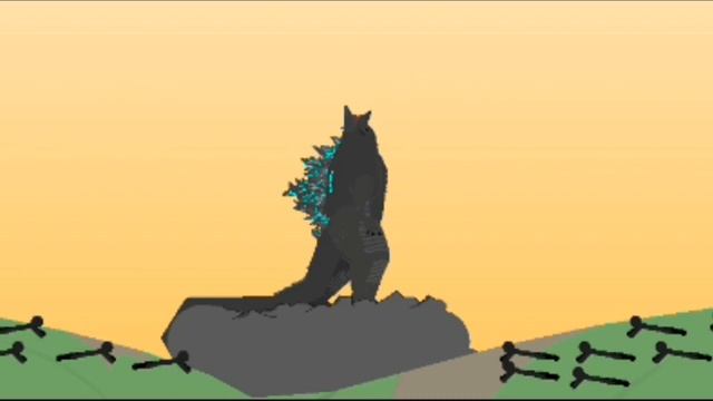 Godzilla king of the Monsters ending roar remake stick nodes смотреть онлайн