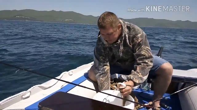 Ловим минтай в Уссурийском заливе, Приморского края. Весенняя рыбалка во Владивостоке смотреть онлайн