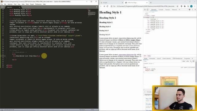 11 - Frontend Learn HTML for Application Development - 46 - Inline Block Level Elements and Links смотреть онлайн