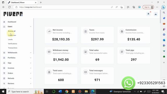 Professional Free Lancing Website Like Fiver and Upwork Free Script With Admin panel || Riverr смотреть онлайн